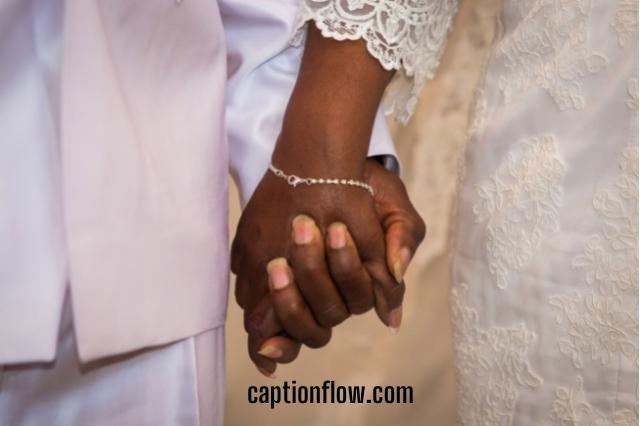 Modern White Marriage Captions for Instagram