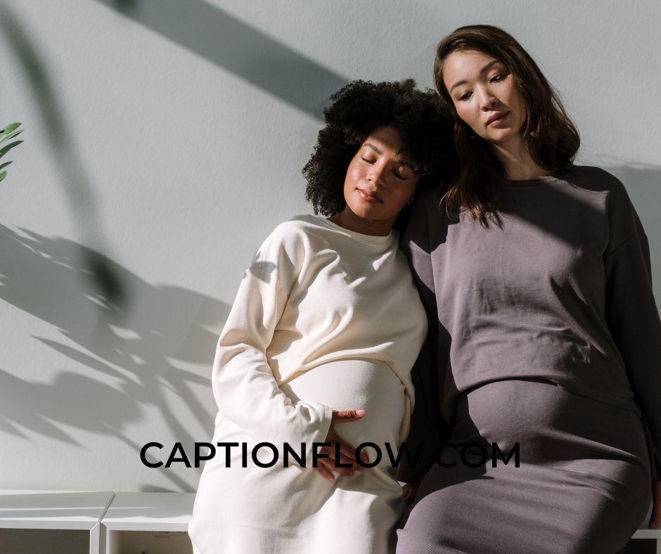 2 months pregnant captions