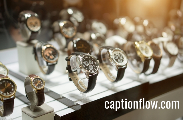 Captions for Selling Watch