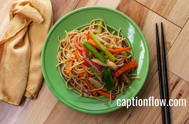 Chow Mein Captions for Instagram
